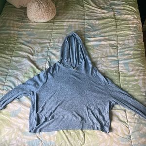 Blue oversized pull over